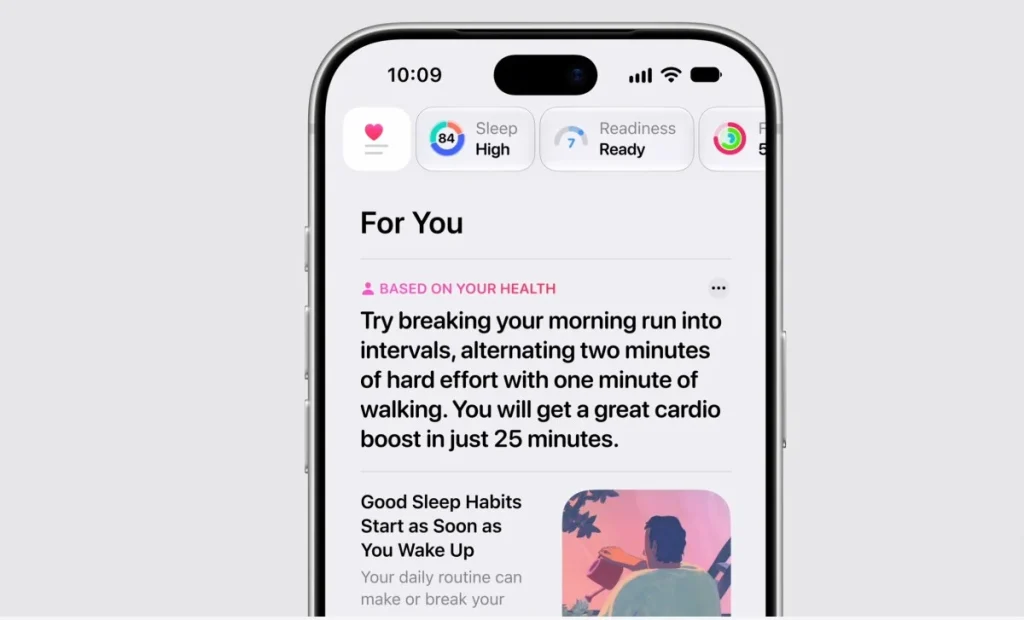 اپلیکیشن Health شرکت Apple