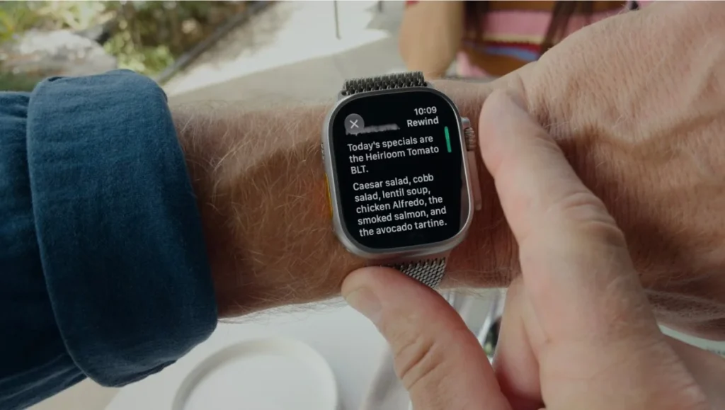 هوش مصنوعی Apple Watch